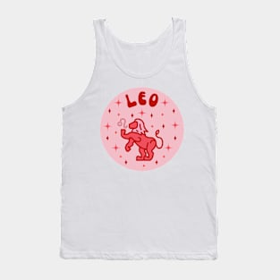 Leo Zodiac Sign Tank Top